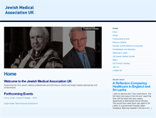 Tablet Screenshot of jewishmedicalassociationuk.org